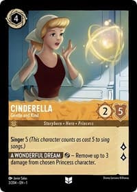 Cinderella - Gentle and Kind - The First Chapter - Disney Lorcana card