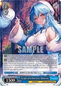 City Lights and the Winter Streets, Yukihana Lamy (SR) - hololive production Vol.2 - Weiss Schwarz card