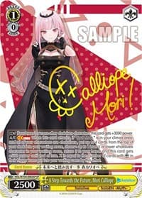 A Step Towards the Future, Mori Calliope (SP) - hololive production Vol.2 - Weiss Schwarz card