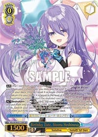 Birthday Date, Moona Hoshinova (SSP) - hololive production Vol.2 - Weiss Schwarz card