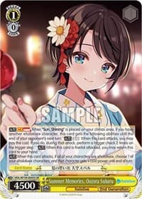 Summer Memories, Oozora Subaru (SR) - hololive production Vol.2 - Weiss Schwarz card