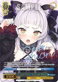 Catgirl Mode, Murasaki Shion (SSP) - hololive production Vol.2 - Weiss Schwarz card