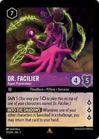 Dr. Facilier - Agent Provocateur - The First Chapter - Disney Lorcana card