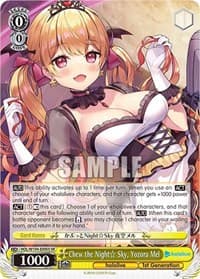 Chew the Night Sky, Yozora Mel (SR) - hololive production Vol.2 - Weiss Schwarz card