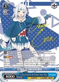A Step Towards the Future, Gawr Gura (SP) - hololive production Vol.2 - Weiss Schwarz card