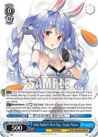 Wild Rabbit's Rest Day, Usada Pekora (SR) - hololive production Vol.2 - Weiss Schwarz card