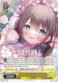The Princess' Tea Party, Natsuiro Matsuri - hololive production Vol.2 - Weiss Schwarz card