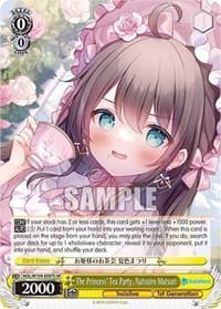 The Princess' Tea Party, Natsuiro Matsuri (SR) - hololive production Vol.2 - Weiss Schwarz card