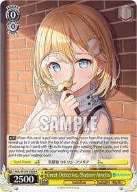 Great Detective, Watson Amelia - hololive production Vol.2 - Weiss Schwarz card