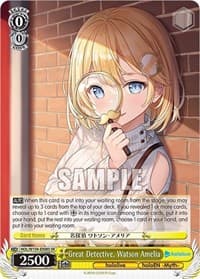 Great Detective, Watson Amelia (SR) - hololive production Vol.2 - Weiss Schwarz card