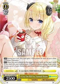 A Cozy Time With You, Tsunomaki Watame (SR) - hololive production Vol.2 - Weiss Schwarz card