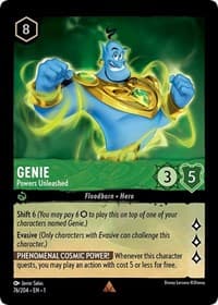 Genie - Powers Unleashed - The First Chapter - Disney Lorcana card