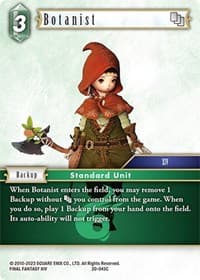 Botanist - Dawn of Heroes - Final Fantasy TCG card