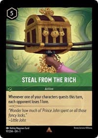 Steal From The Rich - The First Chapter - Disney Lorcana card