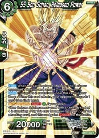 SS Son Gohan, Released Power - Critical Blow - Dragon Ball Super: Masters card