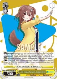 A Step Towards the Future, Inugami Korone (SR) - hololive production Vol.2 - Weiss Schwarz card