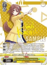 A Step Towards the Future, Inugami Korone (SP) - hololive production Vol.2 - Weiss Schwarz card