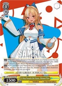 A Step Towards the Future, Shiranui Flare (SR) - hololive production Vol.2 - Weiss Schwarz card