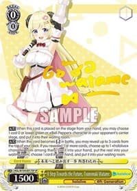 A Step Towards the Future, Tsunomaki Watame (SP) - hololive production Vol.2 - Weiss Schwarz card