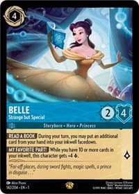 Belle - Strange but Special - The First Chapter - Disney Lorcana card