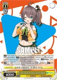 A Step Towards the Future, Natsuiro Matsuri - hololive production Vol.2 - Weiss Schwarz card