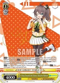 A Step Towards the Future, Natsuiro Matsuri (SP) - hololive production Vol.2 - Weiss Schwarz card
