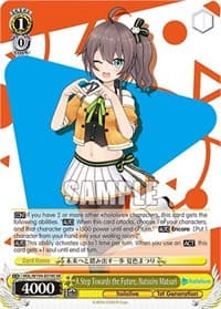 A Step Towards the Future, Natsuiro Matsuri (SR) - hololive production Vol.2 - Weiss Schwarz card