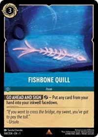 Fishbone Quill - The First Chapter - Disney Lorcana card