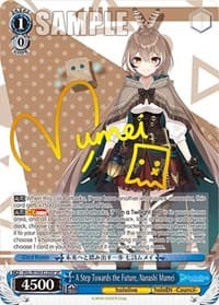 A Step Towards the Future, Nanashi Mumei (SP) - hololive production Vol.2 - Weiss Schwarz card