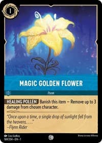 Magic Golden Flower - The First Chapter - Disney Lorcana card
