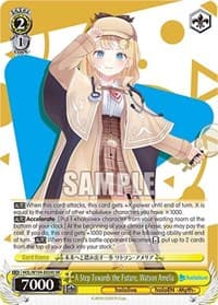 A Step Towards the Future, Watson Amelia (SR) - hololive production Vol.2 - Weiss Schwarz card