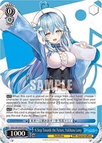 A Step Towards the Future, Yukihana Lamy - hololive production Vol.2 - Weiss Schwarz card