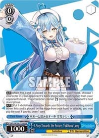 A Step Towards the Future, Yukihana Lamy (SR) - hololive production Vol.2 - Weiss Schwarz card