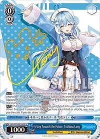 A Step Towards the Future, Yukihana Lamy (SP) - hololive production Vol.2 - Weiss Schwarz card