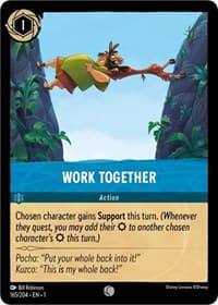 Work Together - The First Chapter - Disney Lorcana card