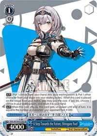 A Step Towards the Future, Shirogane Noel (SR) - hololive production Vol.2 - Weiss Schwarz card