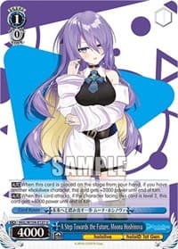A Step Towards the Future, Moona Hoshinova - hololive production Vol.2 - Weiss Schwarz card