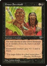 Grave Servitude - Mirage - Magic: The Gathering card