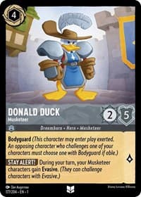 Donald Duck - Musketeer - The First Chapter - Disney Lorcana card