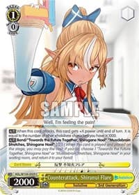 Counterattack, Shiranui Flare - hololive production Vol.2 - Weiss Schwarz card