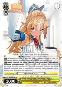 Counterattack, Shiranui Flare (SR) - hololive production Vol.2 - Weiss Schwarz card