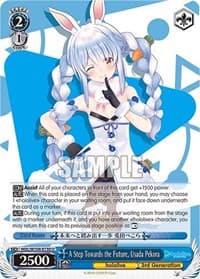 A Step Towards the Future, Usada Pekora - hololive production Vol.2 - Weiss Schwarz card