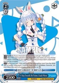 A Step Towards the Future, Usada Pekora (SR) - hololive production Vol.2 - Weiss Schwarz card
