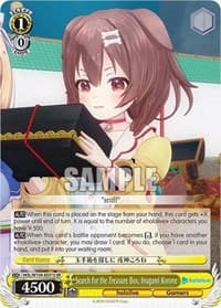 Search for the Treasure Box, Inugami Korone (SR) - hololive production Vol.2 - Weiss Schwarz card