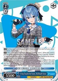A Step Towards the Future, Hoshimachi Suisei - hololive production Vol.2 - Weiss Schwarz card