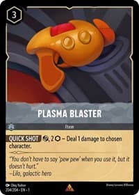 Plasma Blaster - The First Chapter - Disney Lorcana card