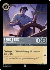 Prince Eric - Dashing and Brave - The First Chapter - Disney Lorcana card