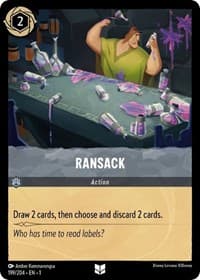 Ransack - The First Chapter - Disney Lorcana card