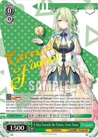 A Step Towards the Future, Ceres Fauna (SP) - hololive production Vol.2 - Weiss Schwarz card