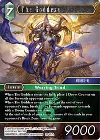 The Goddess - Dawn of Heroes - Final Fantasy TCG card